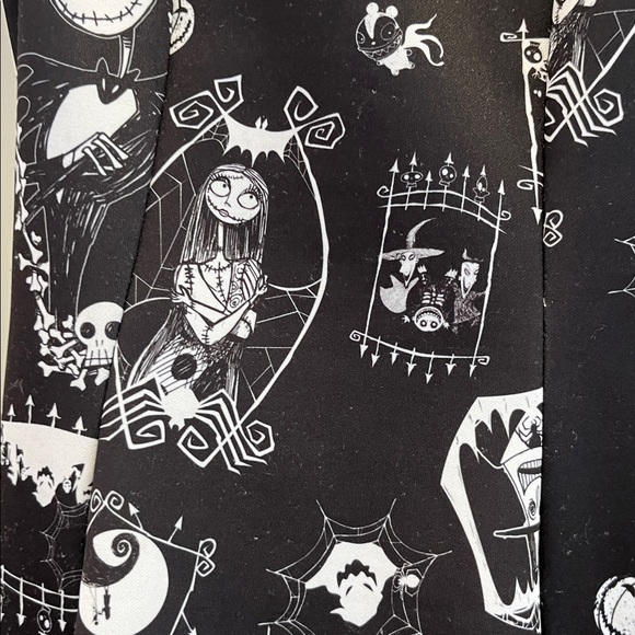 Disney Black and White Nightmare Before Christmas Skater Dress - Picture 4 of 10